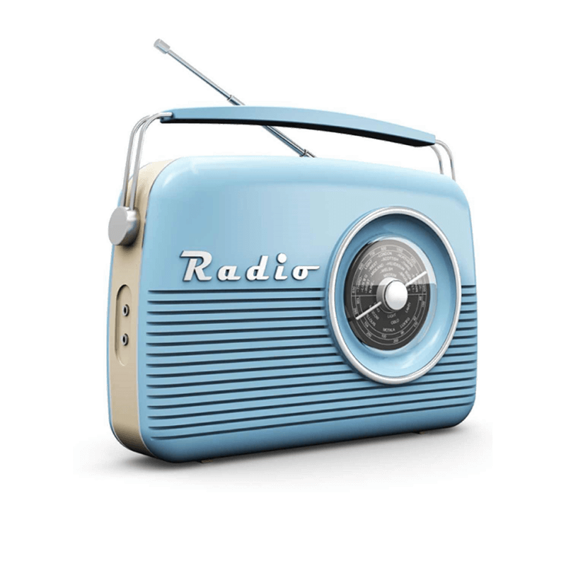 ByronStatics Portable Radio AM FM, Vintage Retro Radio